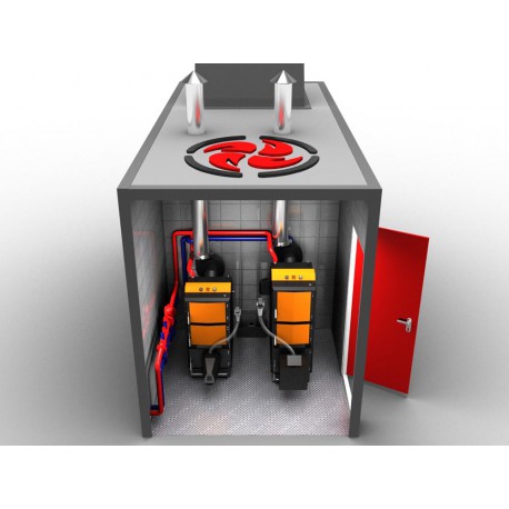 Модульная котельная на пеллетах 50 кВт