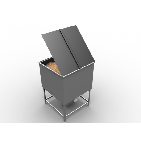 Бункер уличный для пеллет, объем 1 куб.
