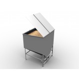 Бункер уличный для пеллет, объем 2 куб.