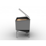 Бункер уличный для пеллет, объем 2 куб.