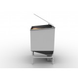 Бункер уличный для пеллет, объем 2,5 куб.