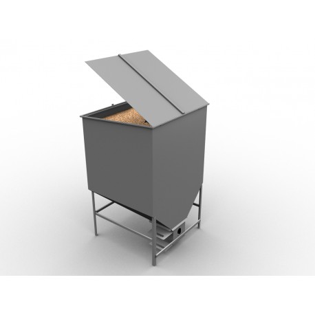 Бункер уличный для пеллет, объем 2,5 куб.