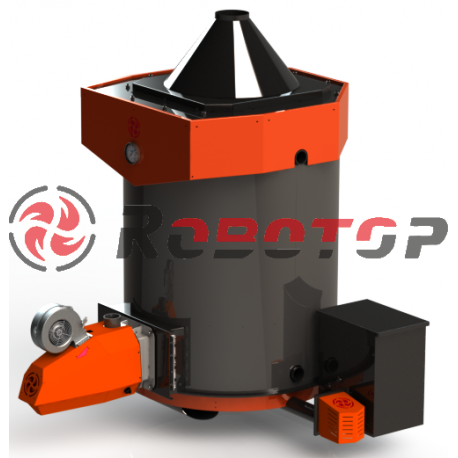 Пеллетный котел Robotop AUTO 70 кВт в сборе