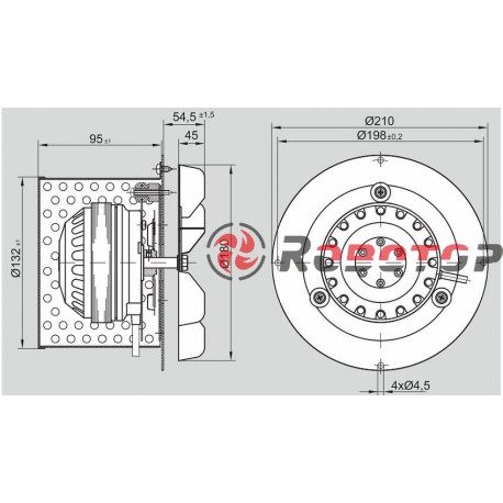 Дымосос котельный Robotop 120