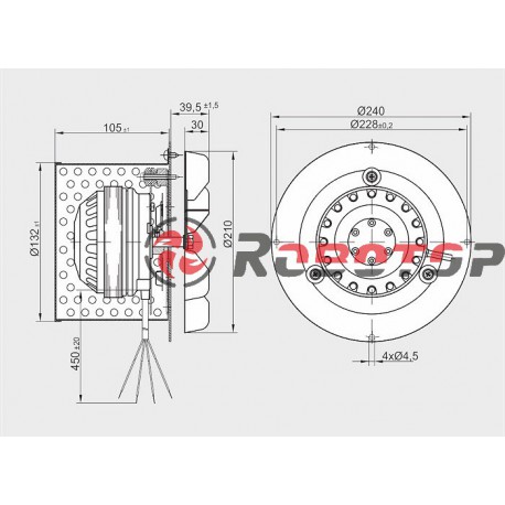 Дымосос котельный Robotop 120